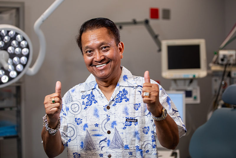 Wilfredo, an ADHP implant patient