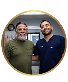 An ADHP patient after full arch implant treatment