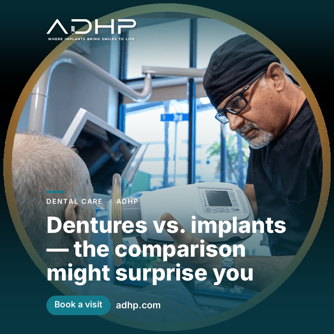 Dentures vs. implants — the comparison might surprise you