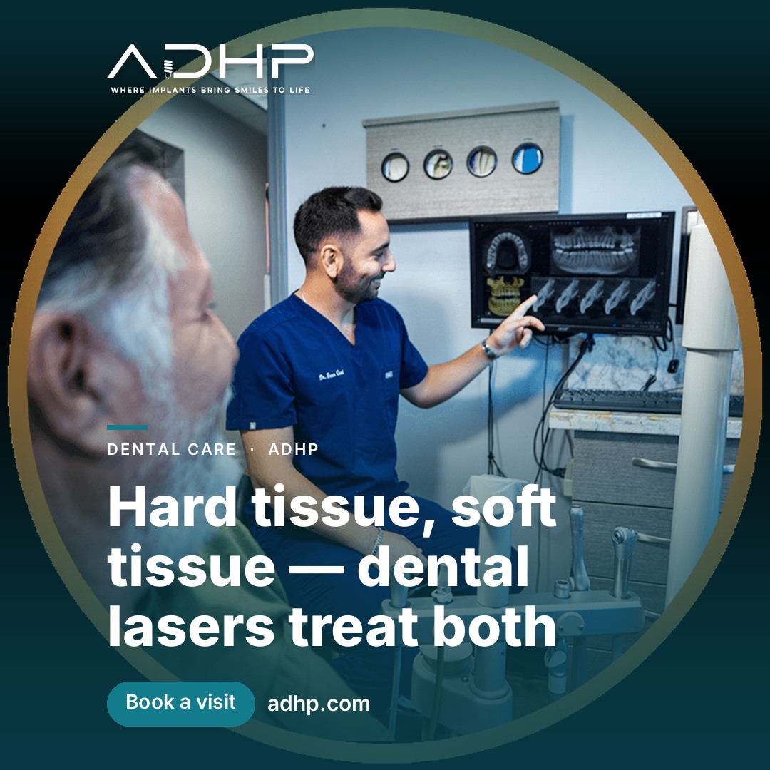 Hard tissue, soft tissue — dental lasers treat both